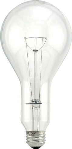 Sylvania 300 Watt Utility Light Bulb 1 Pack - Incandescent PS30 E26 Medium Base High Output Bulbs for Garages, Barns, Sheds & Security, 300W 120V Clear Warm White 2850K in Kuwait