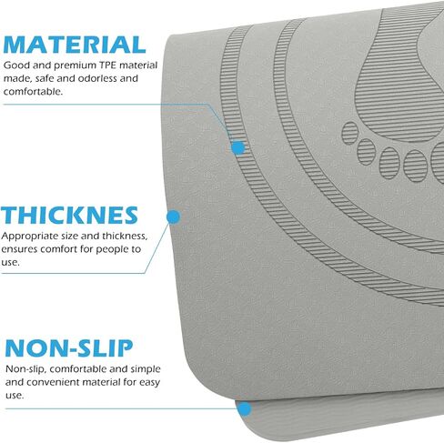 حصيرة حبل القفز كيسانجل، مقاس 23.6 بوصة × 15.7 بوصة، حصيرة صالة الألعاب الرياضية غير القابلة للانزلاق، وسادة حبل القفز المحمولة لممارسة التمارين المنزلية والأرضيات الخرسانية وامتصاص الصدمات in Kuwait