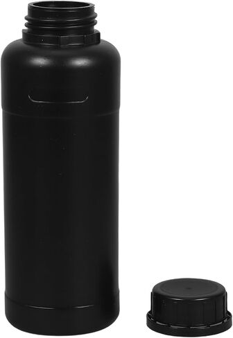 Beaupretty 10pcs 500ml Reagent Sample Bottles with Leak-proof Black Screw Caps, Wide Mouth Laboratory Chemical Storage Containers for Liquid Samples and Reagent Storage in Kuwait