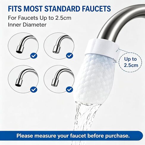 100PCS Faucet Filter Bags for Kitchen Sink, PP Fiber Faucet Covers in Saudi Arabia