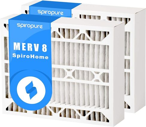 SpiroPure 16x26x5 مرشحات ما بعد البيع White-Rodgers MERV 8 (عبوتان)، أبيض in Kuwait