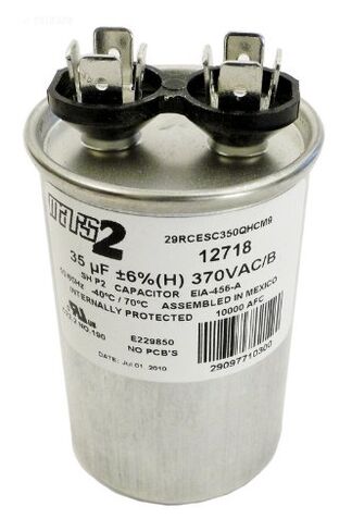 مكثف تشغيل بديل بختم الولايات المتحدة 35 Mfd 370Vac - RD-35-370 in Kuwait
