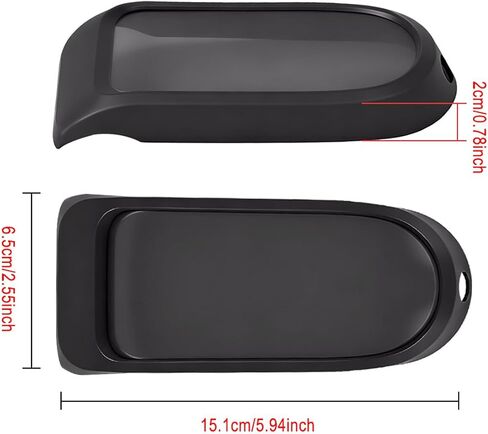 for Segway MAX G3 Electric Scooter Screen Protector (2pcs),Full Body Waterproof Silicone Shockproof Back Cover Protective Case, Compatible with Segway Ninebot MAX G3 Dashboard Display - Black in Kuwait