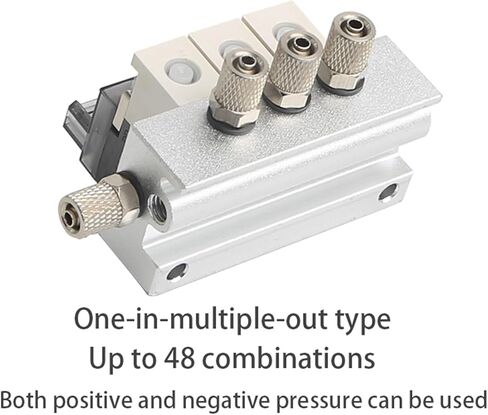 12V 24V 220V Miniature Pneumatic Solenoid Valve Combination Positive Pressure Negative Pressures Use 2/3 Way NC Valves 1Pcs(101-220V-4) in Saudi Arabia