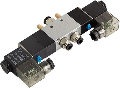4V130C-06 4V230E-08 4V330P-10 4V430C-15 هوائي 5 اتجاهات مركز إغلاق صمام الملف اللولبي للهواء كتلة لوحة متعددةAC220V DC24V 1 قطعة (4V130P-06 AC220V) in Kuwait