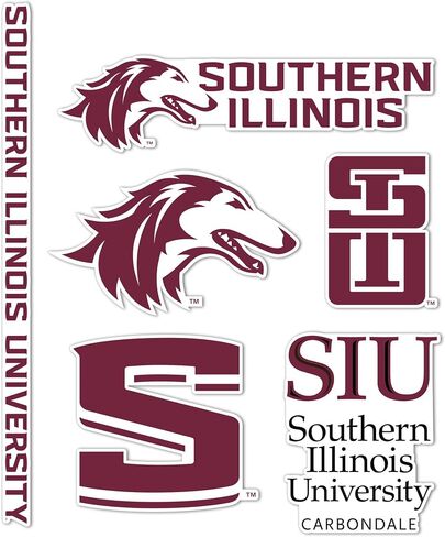 ملصق جامعة صبار الصحراء جنوب إلينوي SIU Salukisr شارات الفينيل زجاجة مياه للكمبيوتر المحمول ورقة قصاصات السيارة T2 (النوع 2-4) in Kuwait