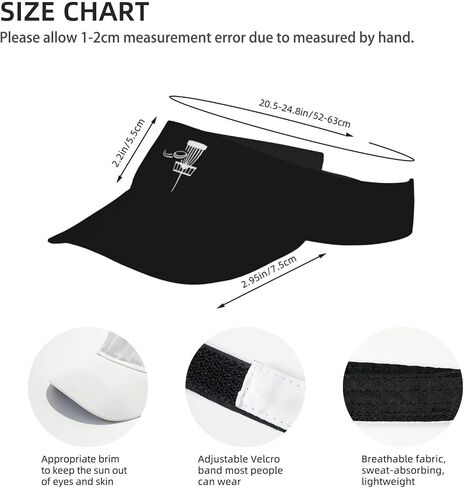 Disc Golf Basket with Flying Disk Sunscreen Visor Hat for Women Men Empty Top Tennis Baseball Cap Black Cool Funny Sun Caps Adjustable Golf Hats in Kuwait