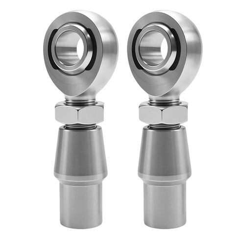 MDEOOSKY 3/8" Rod End Heim Joint Kit, .375" Chromoly Steel Heim Joints for Steering, Traction Bars, and Suspension, Right & Left Hand Thread with Jam Nuts and Tube Adapters for Linkages in Kuwait