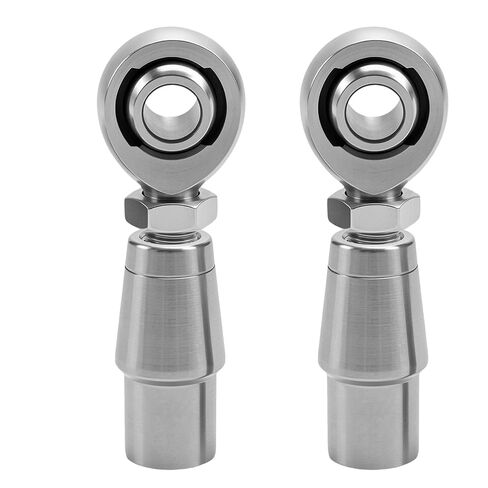 MDEOOSKY 3/8" Rod End Heim Joint Kit, .375" Chromoly Steel Heim Joints for Steering, Traction Bars, and Suspension, Right & Left Hand Thread with Jam Nuts and Tube Adapters for Linkages in Kuwait