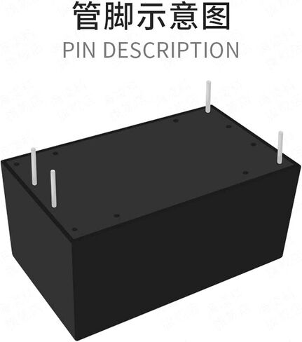 AC/DC Isolated Power Supply Module 220V to 24V 3W Single Output in Kuwait
