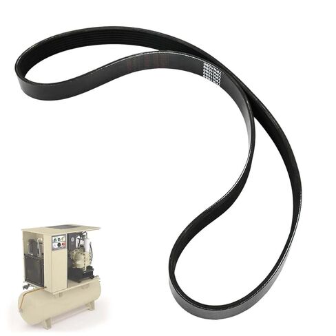 ضاغط هواء لولبي V-Belt 89306302 متوافق مع Ingersoll Rand UP6 10hp 150psi / 15hp 125psi، حزام محرك مطاطي أسود in Kuwait