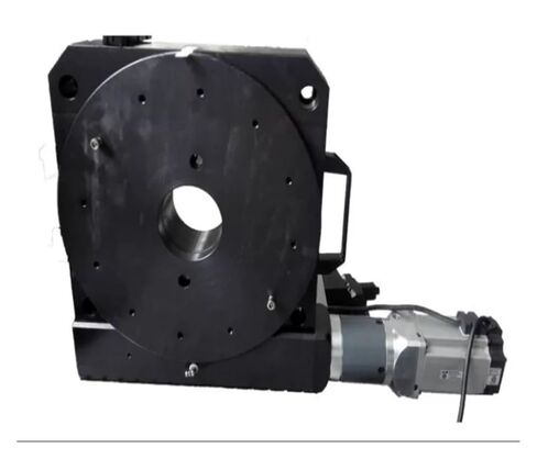 Optical CNC-Controlled Industrial Hollow Electric Precision Turntable Rotation Platform Y100RA350 in Saudi Arabia