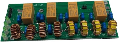 مرشح تمرير منخفض HF 3.5 ميجا هرتز - 30 ميجا هرتز 100 وات لأجهزة الراديو ذات الموجات القصيرة مع تبديل النطاق اليدوي وتبديد الحرارة العالي in Kuwait