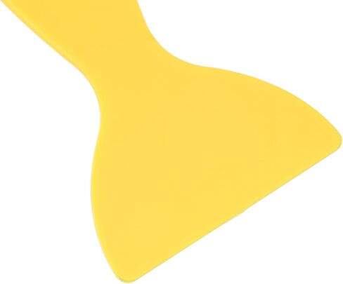 Flexible 3D Printer Spatula, DLP Resin Cleaning Tool, Reusable Plastic Scraper with Rounded Head, Yellow, PVC, for Printers With Hanging Hole in Kuwait