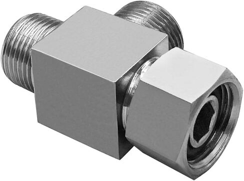 Beduan Stainless Steel 3/8 Compression Tee Fitting 3/8 COMP Female Inlet to 3/8 COMP Male Outlet Angle Stop Water Line Splitter (Pack of 2) in Kuwait
