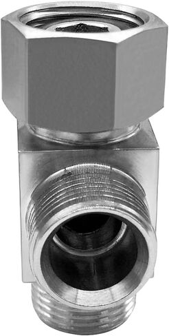Beduan Stainless Steel 3/8 Compression Tee Fitting 3/8 COMP Female Inlet to 3/8 COMP Male Outlet Angle Stop Water Line Splitter (Pack of 2) in Kuwait