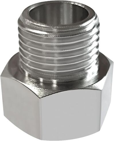 7/8 "أنثى الموضوع إلى 1/2" الذكور الخيوط بيديه للحمام خرطوم محول in Kuwait