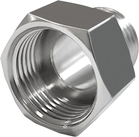 7/8 "أنثى الموضوع إلى 1/2" الذكور الخيوط بيديه للحمام خرطوم محول in Kuwait