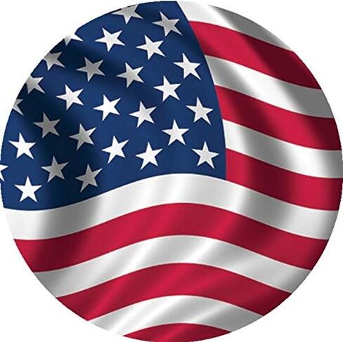 Crown Awards American Flag Trophy, 5.75" Glory Resin American Flag Trophies with Free Custom Engraving Prime in Kuwait