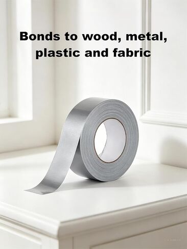 1 Pack Heavy Duty Waterproof Silver Duct Tape -Mounting Tapes 1.96 Inch x 32.8 Ft Strong Adhesive No-Residue Multi-Purpose Tape for Industrial Sealing & Packing in Kuwait