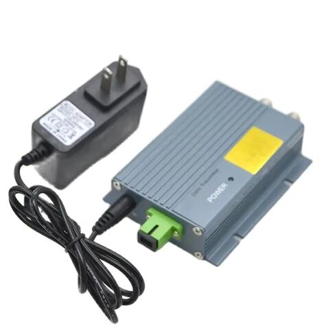 جهاز إرسال ليزر صغير FTTH/CATV 2RF 10mW 47-1218MHz AGC، معدات ألياف بصرية عالية الثبات ومنخفضة الضوضاء (1310nm EU) in Kuwait