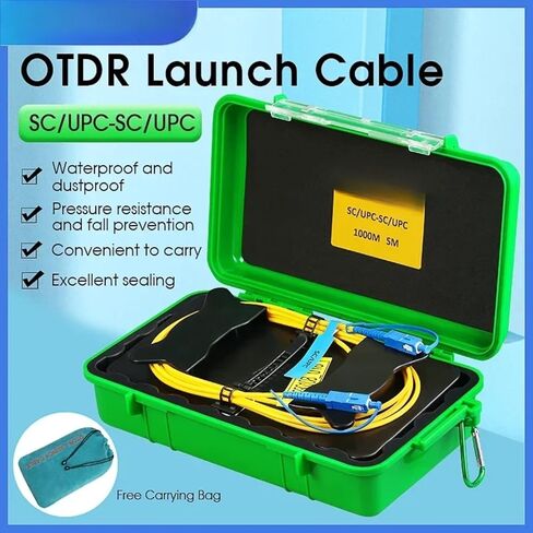 SC/UPC-SC/UPC Optical Fiber OTDR Launch Cable Box 1310/1550nm 500M ~ 2000M (Optional) Deadband Eliminator(1000m) in Kuwait