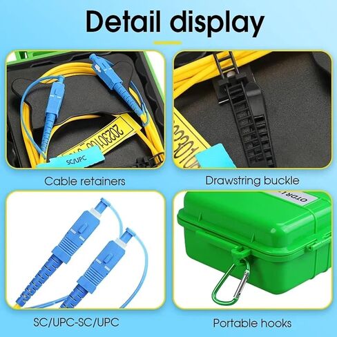 SC/UPC-SC/UPC Optical Fiber OTDR Launch Cable Box 1310/1550nm 500M ~ 2000M (Optional) Deadband Eliminator(1000m) in Kuwait