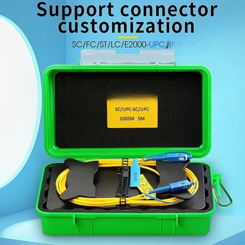 SC/UPC-SC/UPC Optical Fiber OTDR Launch Cable Box 1310/1550nm 500M ~ 2000M (Optional) Deadband Eliminator(1000m) in Kuwait