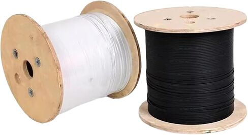 Optical Fiber Jumper 1/2/4 core 3 Steel Single Mode Without Connector 50 Meters(1 core White) in Saudi Arabia