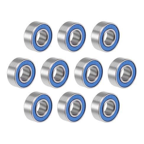 10 قطعة 686 2RS 686RS 686-2RS RS L1360 6x13x5 ملليمتر 6*13 5 مللي متر مزدوج سدادة مطاطية كرة أخدود عميقة تحمل (الأزرق) in Kuwait