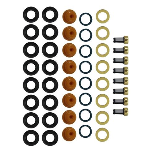 مجموعة سدادات حاقن الوقود المقاومة للحرارة العالية لسيارة Ford V8 5.4L 4.6L، حلقات O عالمية 0280150943 0280150955 0280150962 من Icelily in Kuwait
