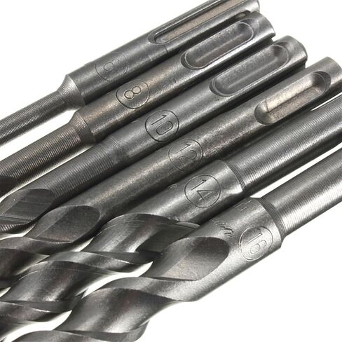 1Pcs SDS Plus Masonry Concrete Drill Bits YG8 Carbide Tip Hammer Drill Bit 110/160/210/260/300/310/350/400/450mm(8x160mm(10PCS)) in Kuwait