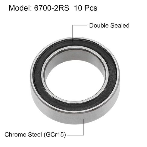 10/100 قطعة 6700ZZ 6700 2RS RS 6700-2RS 10x15X4mm مصغرة سدادة مطاطية كرة أخدود عميقة تحمل (6700 ZZ ، 10 قطعة) in Kuwait
