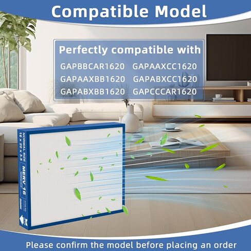 فلتر بديل GAPCCCAR1620 Merv 16 متوافق مع Bryant/Carrier GAPBBBCAR1620، GAPCCCAR1620، GAPAAXCC1620، GAPAAXBB1620، GAPABXCC1620، GAPABXBB1620، الحجم الفعلي: 17.5 بوصة × 21.5 بوصة × 3.5 بوصة، عبوتان in Kuwait