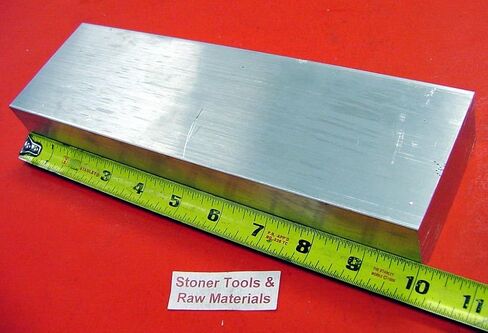 1-1/2" X 3" Aluminum 6061 Flat BAR 10" Long T6511 1.500" Solid Plate Mill Stock in Kuwait