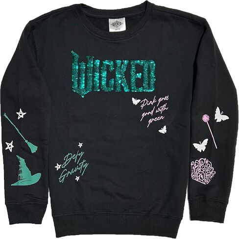 Wicked Big Girls Sweatshirt, Size 14/16, Black in Kuwait