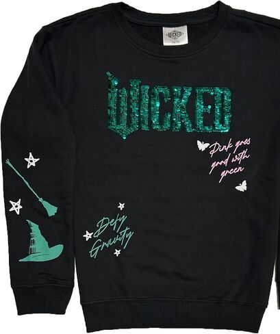 Wicked Big Girls Sweatshirt, Size 14/16, Black in Kuwait