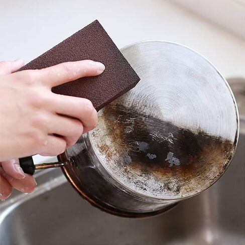 1PC Carborundum Pot Cleaning - Nano Emery Sponges, Scouring Pads & Rust Eraser for Kitchen in Kuwait