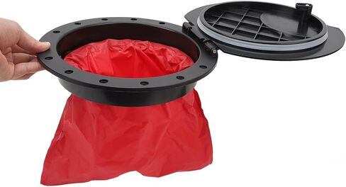 Deck Plate Hatch Cover Kit, Deck Plate Kit Deck Hatch with Storage Bag Kayak Hatch Cover Deck Hatch Kayak Accessories with Storage Bag for Kayaking Yacht Fishing Boat 11.2 Inch in Kuwait