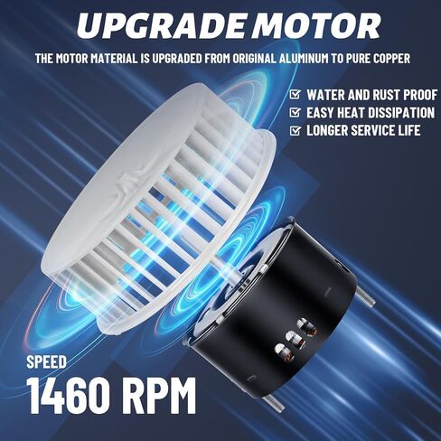 Upgrade 750 751 752 N750 for Nutone 672,672R B Unit Bathroom Fan Motor - Fit for Nutone 671RB, 672R, 751, 752, N750,671,671R,671RB,672,672R - Replace for Broan Exhaust Fan Motor - 100CFM, 3.5 Sones in Kuwait