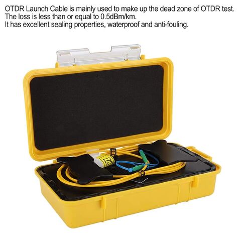 Eujgoov Dead Zone Fiber، صندوق كابلات الألياف الضوئية OTDR بطول 1 كم للمنطقة الميتة، LCAPC-LCAPC، لتمديد فترة الاستخدام مع أداء إغلاق ممتاز، in Kuwait