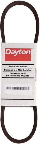 حزام على شكل حرف V من Dayton AX45، غطاء قماشي بطول خارجي 47 بوصة، جسم مطاطي، أسلاك بوليستر 1YVX1-1 لكل منهما in Kuwait