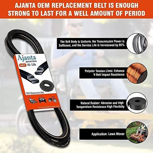 Compatible with Woods Division/Hesston OEM Replacement Belt. Replace 27652 (5/8 x 142) B139 in Kuwait