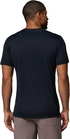 Columbia Men's Zero Rules Light Short Sleeve Crew, Black, Medium in Kuwait