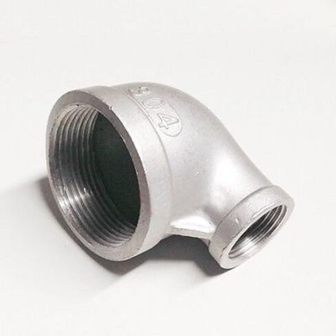 2" BS To 1/2" BSP Female 304 Stainless Steel Reducing Elbow Connector Pipe Fitting water oil air in Saudi Arabia