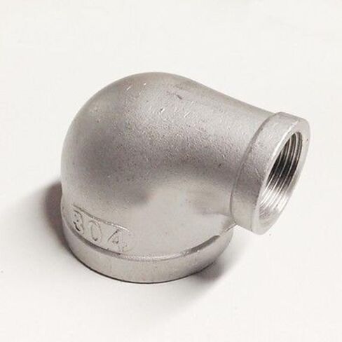 2" BS To 1/2" BSP Female 304 Stainless Steel Reducing Elbow Connector Pipe Fitting water oil air in Saudi Arabia