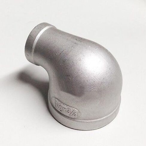 2" BS To 1/2" BSP Female 304 Stainless Steel Reducing Elbow Connector Pipe Fitting water oil air in Saudi Arabia