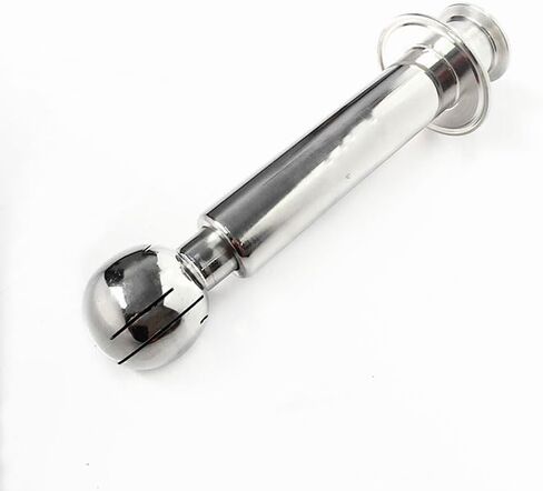 1.5 "ثلاثي المشبك x 3" ثلاثي CIP الروتاري تنظيف الكرة SUS 304 تركيب الفولاذ المقاوم للصدأ البيرة البيرة طول 200 مللي متر in Kuwait