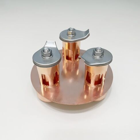 4" Copper Bubble Plate Set With Overflow Cap For 4" Tri-Clamp Sight Glass Union Tee in Saudi Arabia
