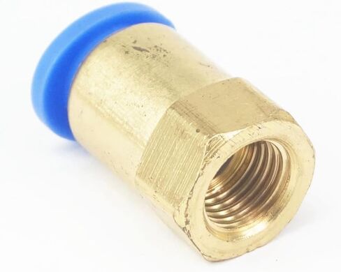 5pc 1/4" Female to Fit Tube O/D 12mm Pneumatic Push In Connector Union Quick Release Air Fitting Plumbing in Kuwait